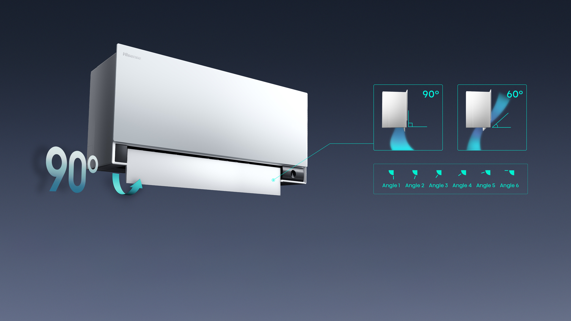 Hisense Air Master White 